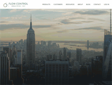 Tablet Screenshot of flowcontrol.com
