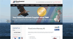 Desktop Screenshot of flowcontrol.no